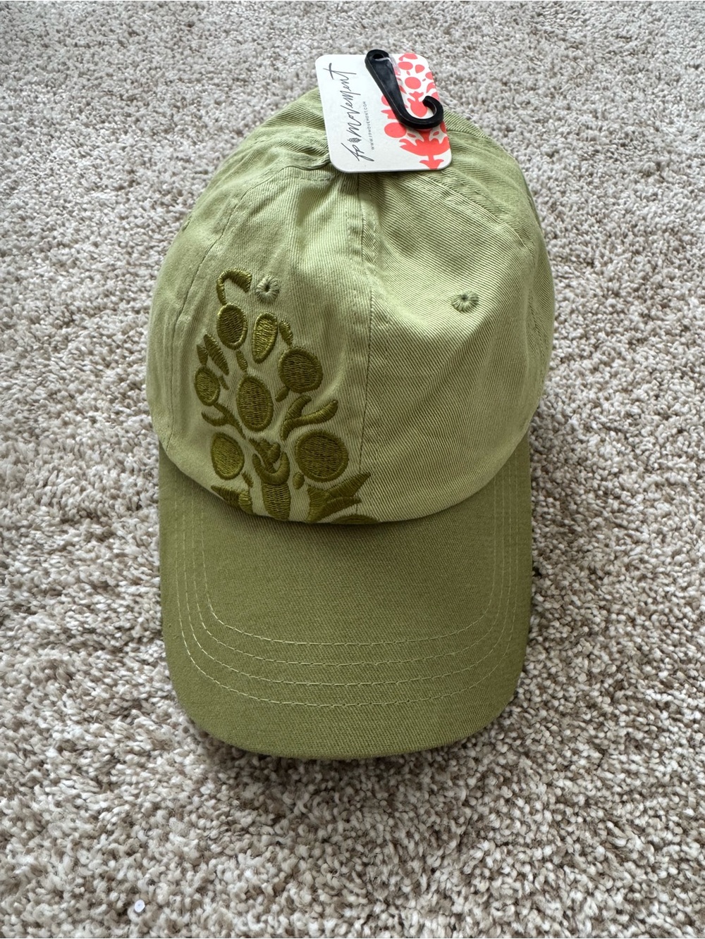 Free People Movement Green Out Of Bounds Baseball Cap